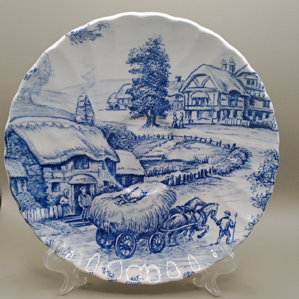 Ridgway Blue and White Ironstone Plate 1792